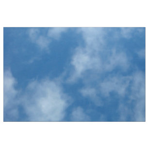 Tissus Nuages De Ciel Pour Loisirs Creatifs Couture Zazzle Fr