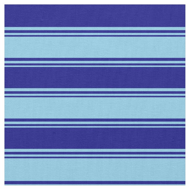Tissu Ciel bleu et bleu Motif rayé/linéaire (Fermer)