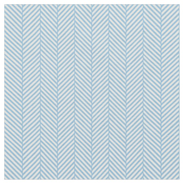 Tissu Ciel bleu Herringbone (Fermer)