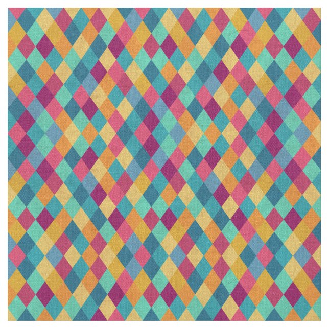 Tissu Circus Multicolor Rhombus (Fermer)