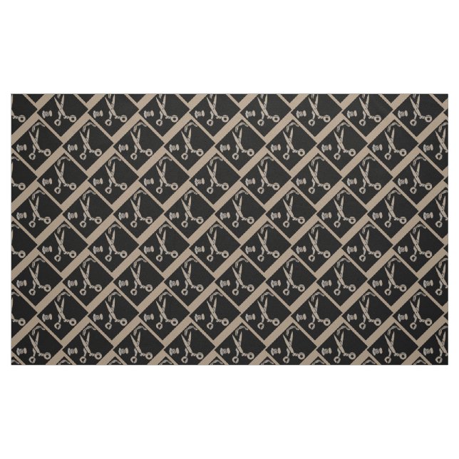 Tissu Ciseaux de couture (personnaliser la couleur de fo (Fat Quarter)