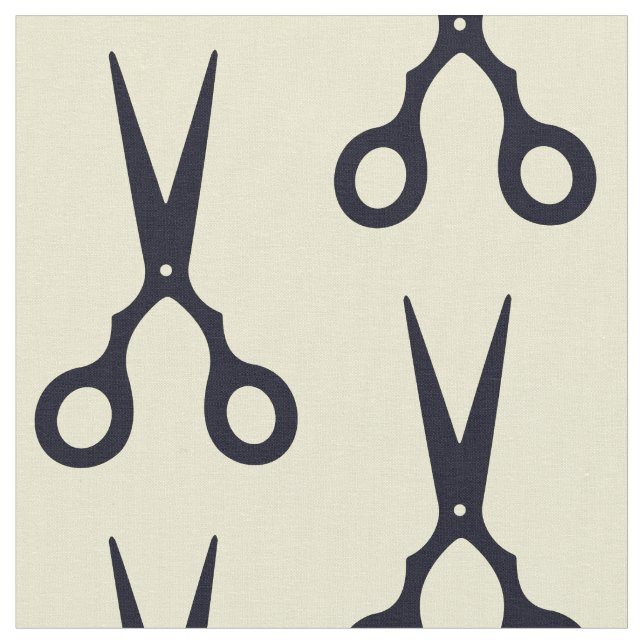 Tissu Ciseaux simples noirs de cheveux (Fermer)