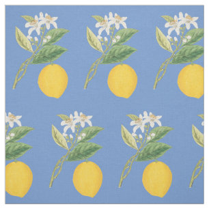 Tissu Citron Botanique