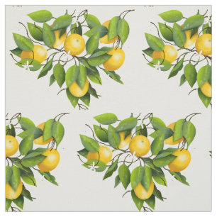 Tissu Citrons