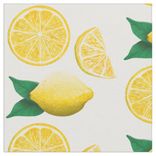 Tissu Citrons