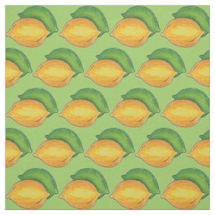 Tissu Citrons et Limites Citrus Grove Fruit Imprimer