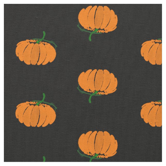 Tissu Citrouille à l'automne (Fermer)