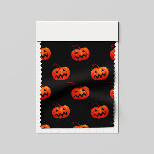 Tissu Citrouille D'Halloween, Citrouille Orange Trou Ou 