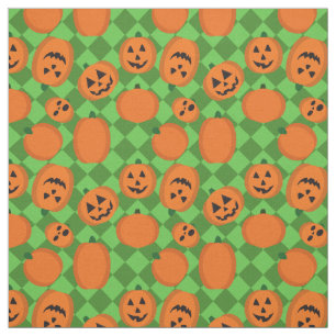 Tissu Citrouilles d'Halloween