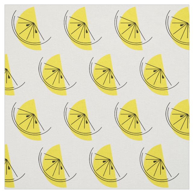 Tissu Citrus Lemon (Échantillon)