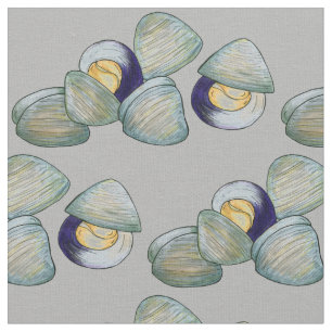 Tissu Clams Seafood Clambake Beach Ocean Clam creuser