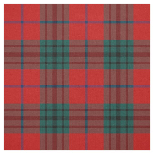 Tissu Clan Denny Tartan Red Plaid (Échantillon)