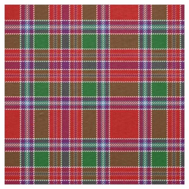 Tissu Clan écossais Burrell Tartan Plaid (Échantillon)