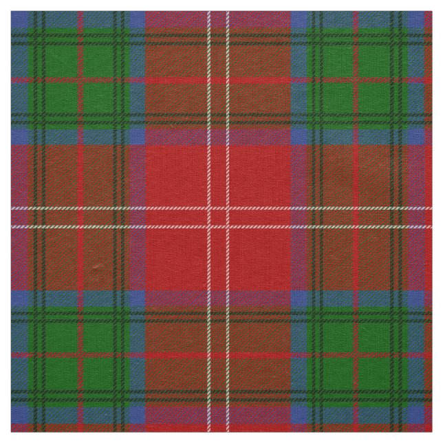 Tissu Clan écossais Chisholm Tartan Plaid (Échantillon)