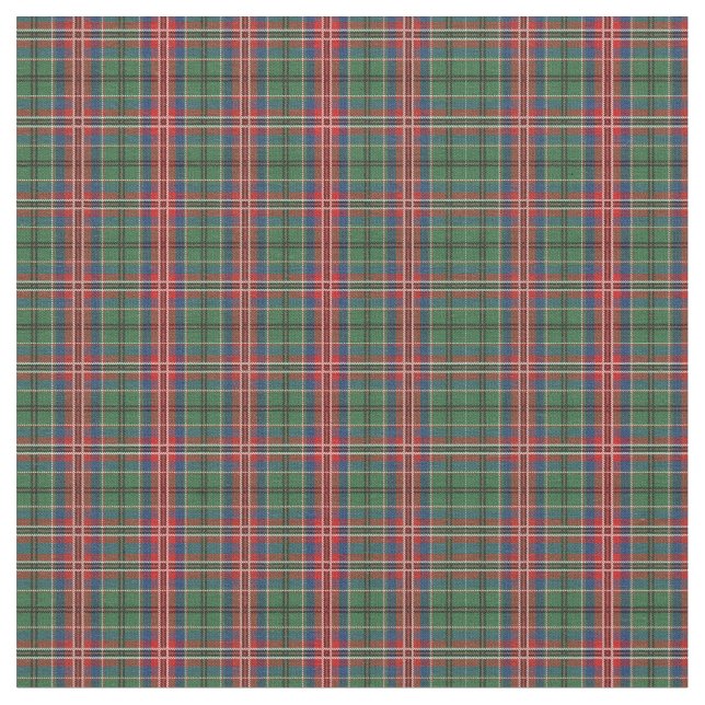 Tissu Clan écossais MacCulloch Plaid Red Blue Green (Fermer)