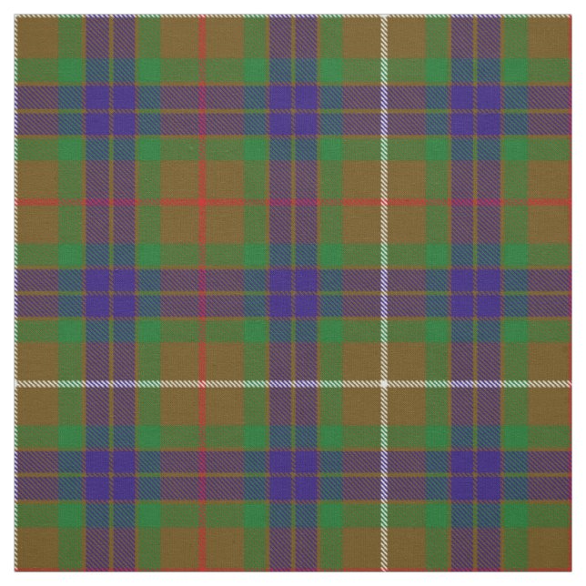 Tissu Clan Fraser Chasse Tartan (Échantillon)