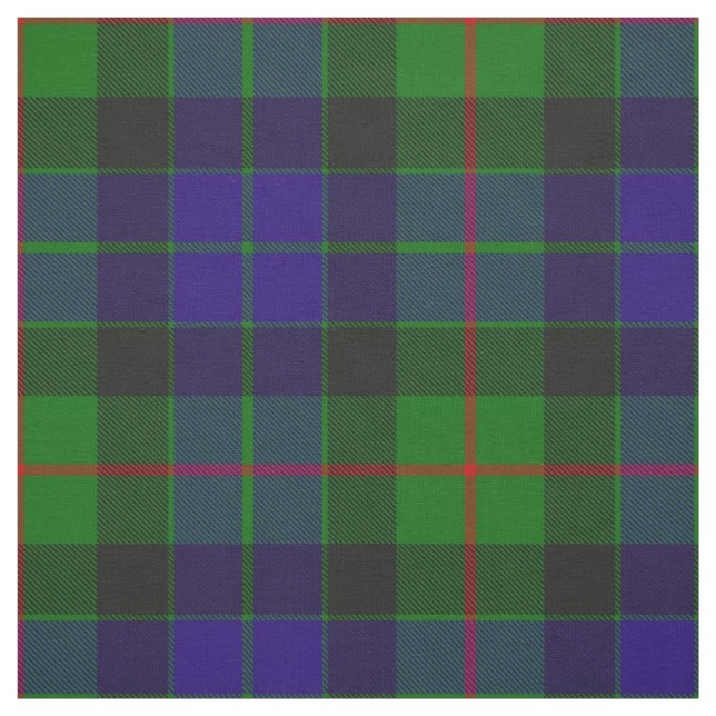 Tissu Clan Gunn Tartan Fabric (Échantillon)