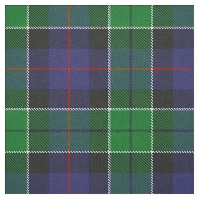 Tissu Clan Leslie Chasse Tartan (Échantillon)