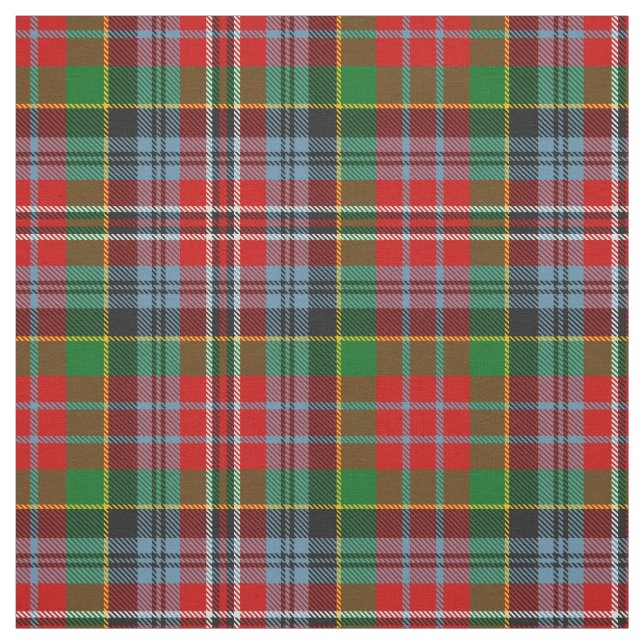 Tissu Clan MacPherson Tartan Fabric (Échantillon)