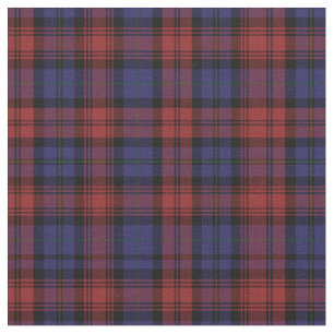 Tissu Clan Plaid MacLachlan Tartan Purple Black Check