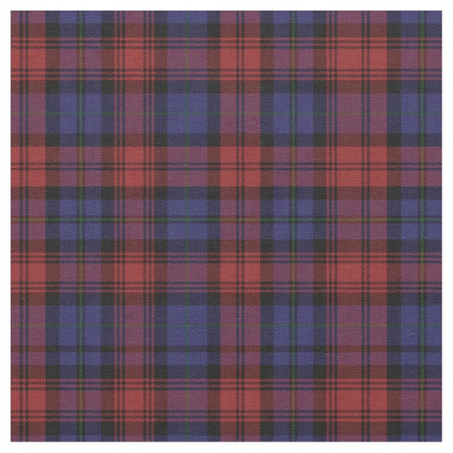Tissu Clan Plaid MacLachlan Tartan Purple Black Check (Fermer)