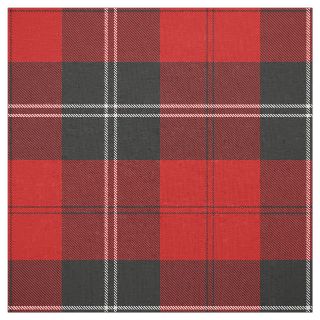 Tissu Clan Ramsay Red Tartan (Échantillon)