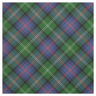 Tissu Clan Sutherland Tartan - motif diagonal moyen