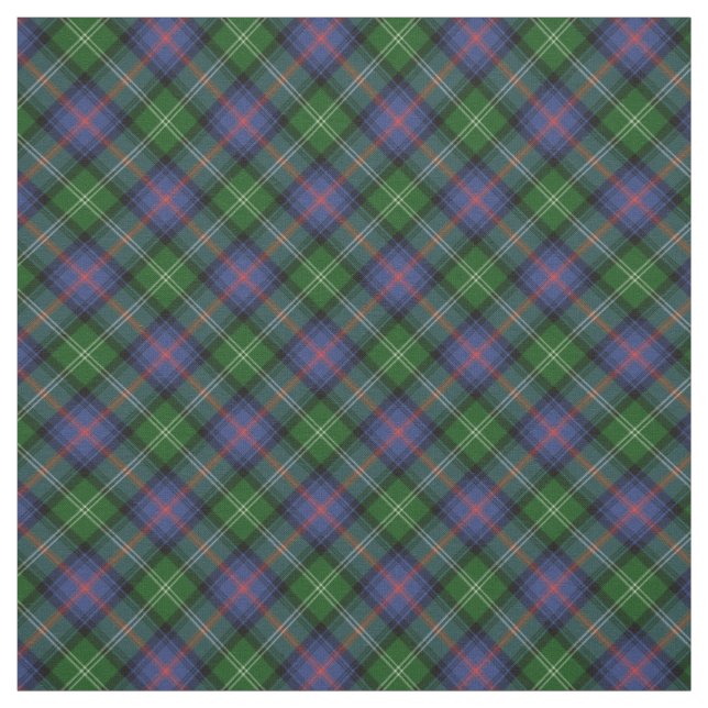 Tissu Clan Sutherland Tartan - petit motif diagonal (Échantillon)