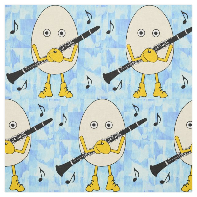 Tissu Clarinet Egghead (Échantillon)