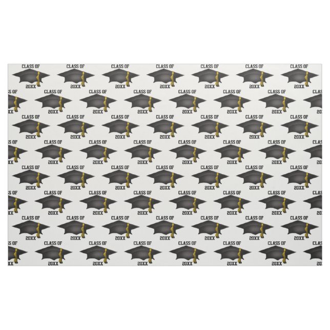 Tissu Classe de Cap de Graduation Classique de 20XX Moti (Yard)
