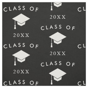Tissu Classe de noir blanc de l'année