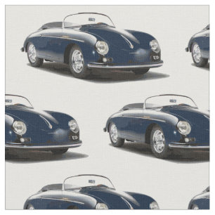 Tissu classique bleu de voiture de sport