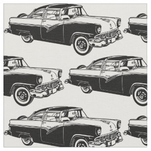 Tissu classique noir et blanc de voiture