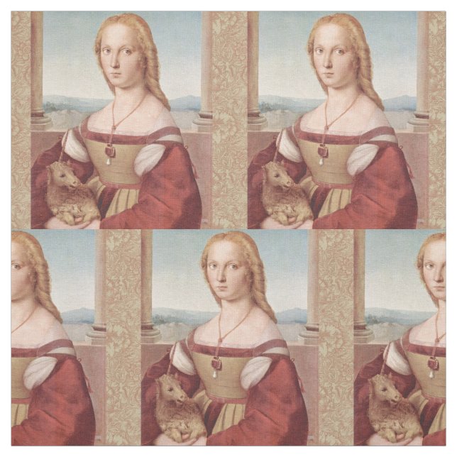 Tissu Classique Raphael Lady et Unicorn (Échantillon)