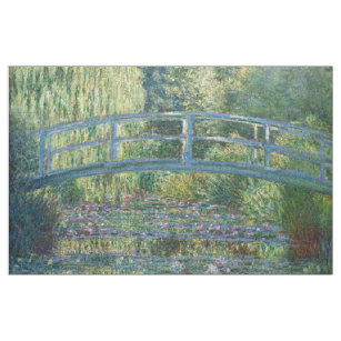 Tissu Claude Monet - Eau Lily étang, Harmonie verte