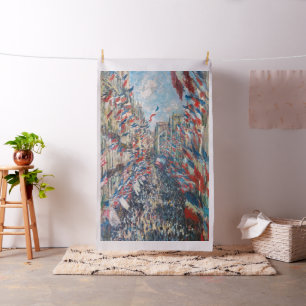 Tissu Claude Monet - La Rue Montorgueil - Paris