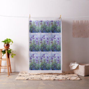 Tissu Claude Monet - Lilac Irises / Iris Mauves