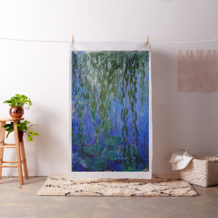 Tissu Claude Monet - Lys d'eau avec saule plumant