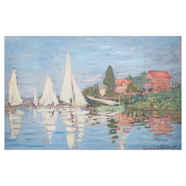Tissu Claude Monet - Regattas à Argenteuil (Yard)