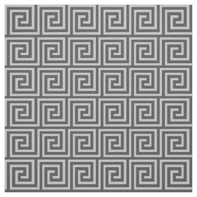 Tissu Clé grecque, nuances de gris/de gris (Échantillon)