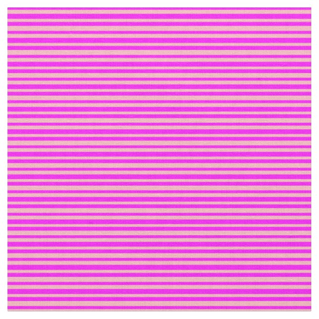 Tissu Clé rose et Fuchsia Lignes/Motif de bandes (Fermer)