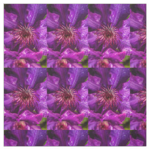 Tissu Clematis Le Président