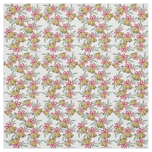 Tissu Cloche de Noël (Échantillon)