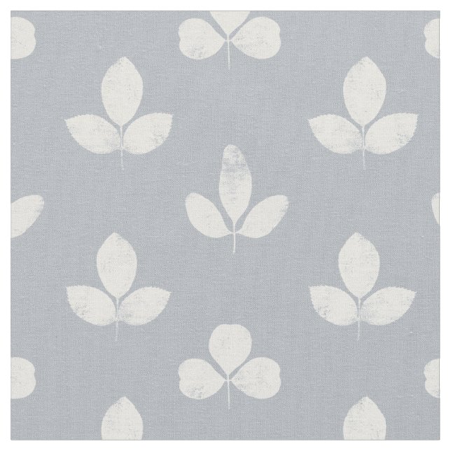 Tissu Clocher blanc sur gris (Fermer)
