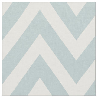 Tissu Cloud Blue Moderne Chevron Grande échelle