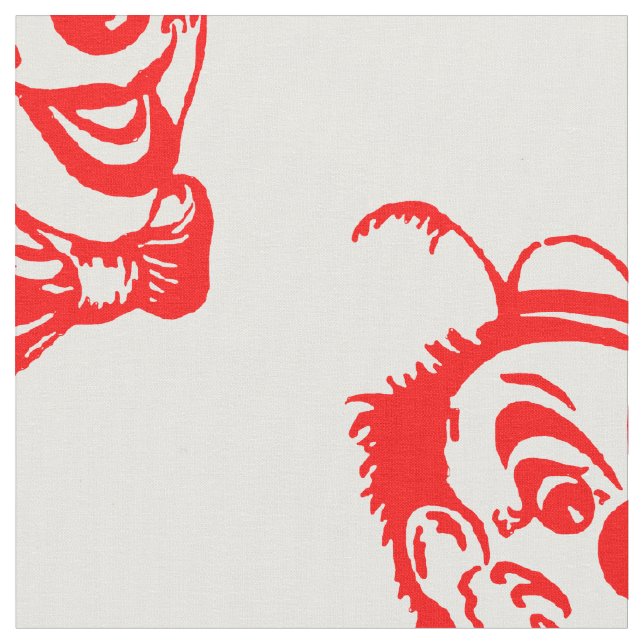 Tissu Clown déplaisant (Fermer)
