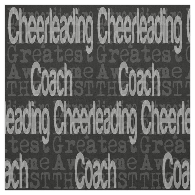 Tissu Coach Cheerling Extraordinaire (Échantillon)