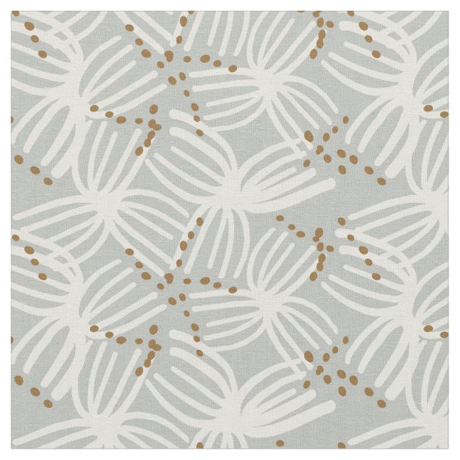 Tissu Coastal minimalist bohemian abstract - dusty blue (Fermer)
