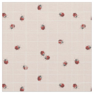 Tissu Coccinelle