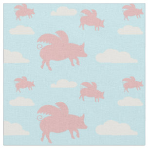 Tissu Cochons volants